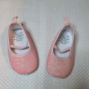 Rene Rofe Infant Girls Ballet Style Shoes Pink Glitter Sparkle 0-9 Months